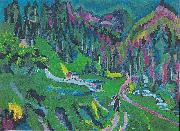 Ernst Ludwig Kirchner, Landschaft Sertigtal